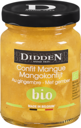 Organic Mango Confit with Ginger Jar 105 g