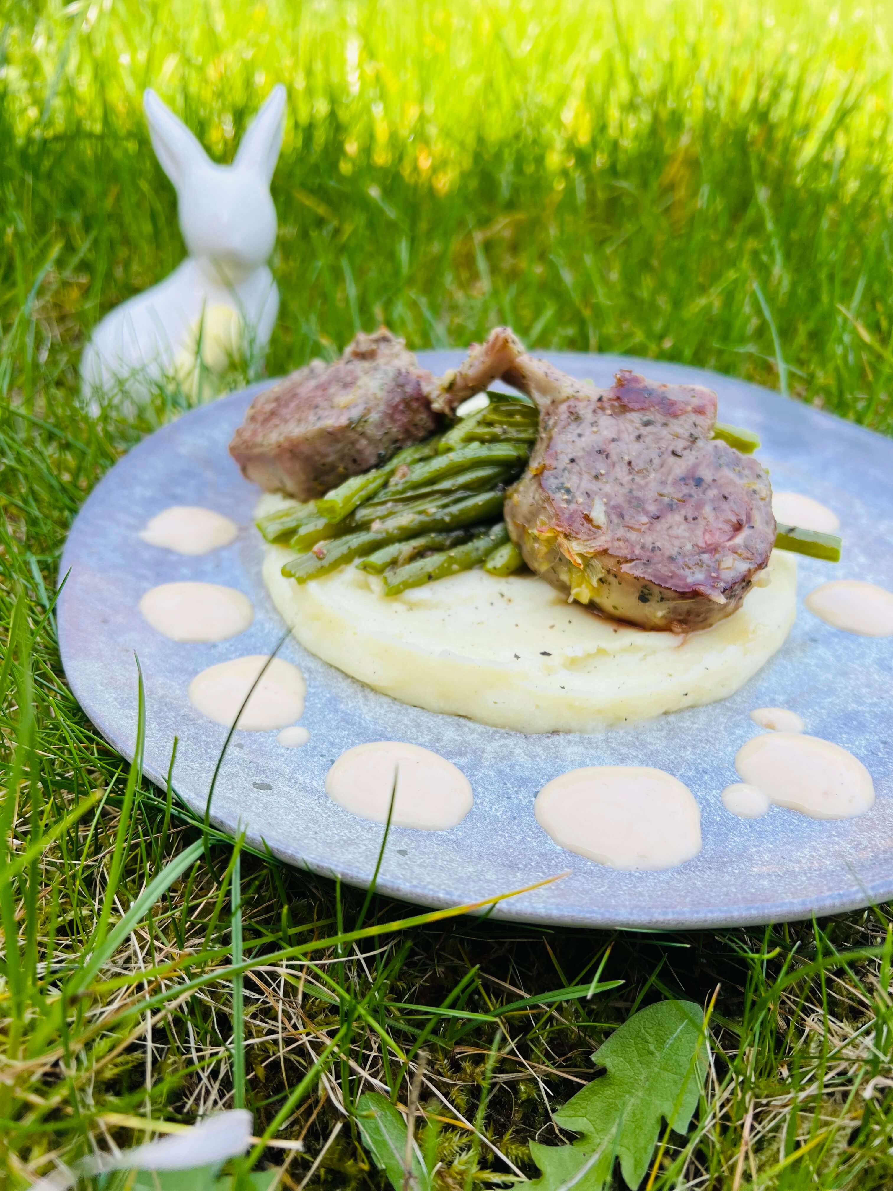 Lamskoteletjes met onze Fine Champagne saus